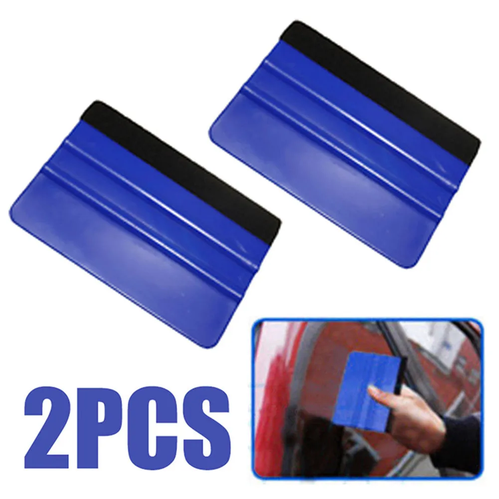 2pcs Auto Vinyl Wrap Film Card Squeegee Window Ice Remover Cleaning Wash Car Scraper With Soft Felt Edge 10CM*7CM
2pcs Auto Vinyl Wrap Film Card Squeegee Window Ice Remover Cleaning Wash Car Scraper With Soft Felt Edge 10CM*7CM
