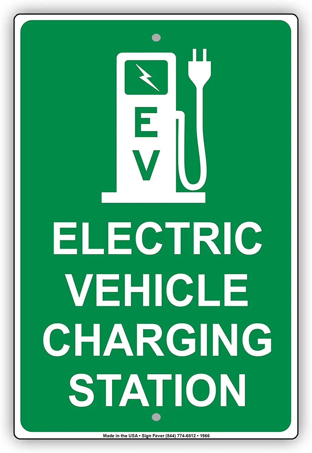 Electric Vehicle Charging Station Reserved Spot With Graphic Alert Caution Warning Aluminum Metal Tin 12"x18" Sign Plate
Electric Vehicle Charging Station Reserved Spot With Graphic Alert Caution Warning Aluminum Metal Tin 12"x18" Sign Plate