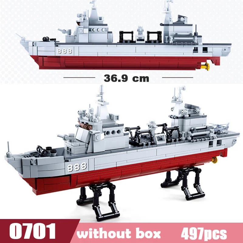 Navy Battleship Aircrafted Carrier Building Blocks Military Submarine Warship Shipwrecker Model Children's Toys for Boys
Navy Battleship Aircrafted Carrier Building Blocks Military Submarine Warship Shipwrecker Model Children's Toys for Boys