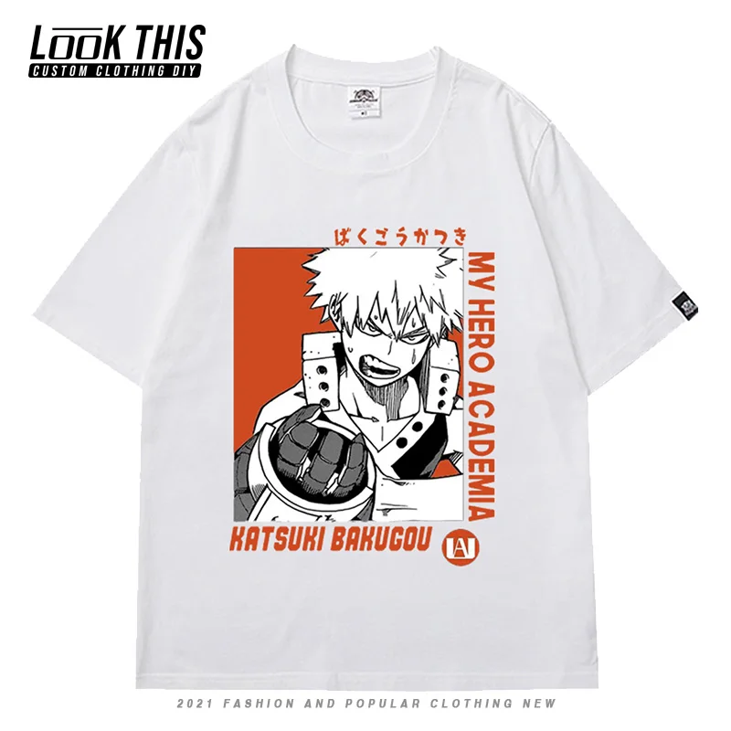 Women's T-shirt Anime My Hero Academia T Shirts Bakugou Print E Girl Oversized T-shirt Loose Black Tops Harajuku Streetwear Tee
Women's T-shirt Anime My Hero Academia T Shirts Bakugou Print E Girl Oversized T-shirt Loose Black Tops Harajuku Streetwear Tee