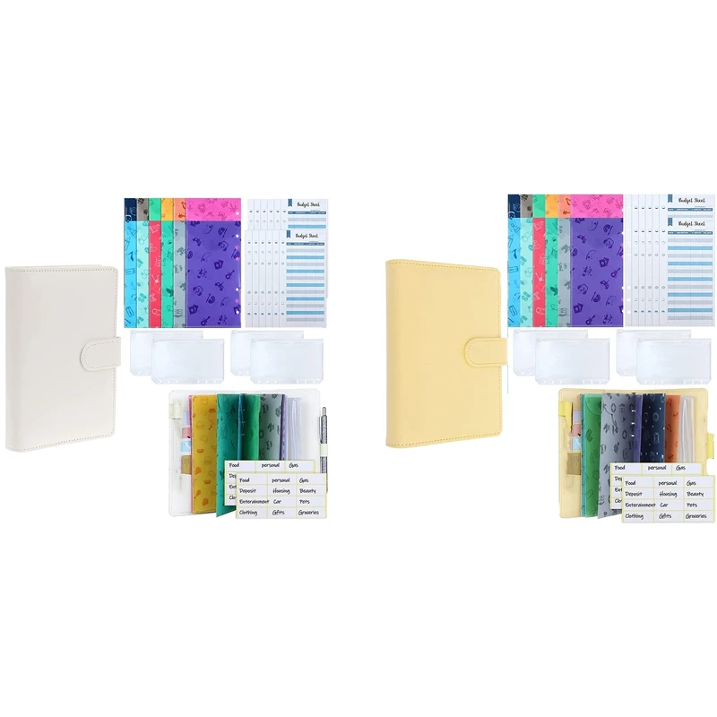 Budget Storage Binder PU Leather Cash Envelope System Set,for Storing Cash, Coins, Checks, Receipts, Cash Handling
Budget Storage Binder PU Leather Cash Envelope System Set,for Storing Cash, Coins, Checks, Receipts, Cash Handling
