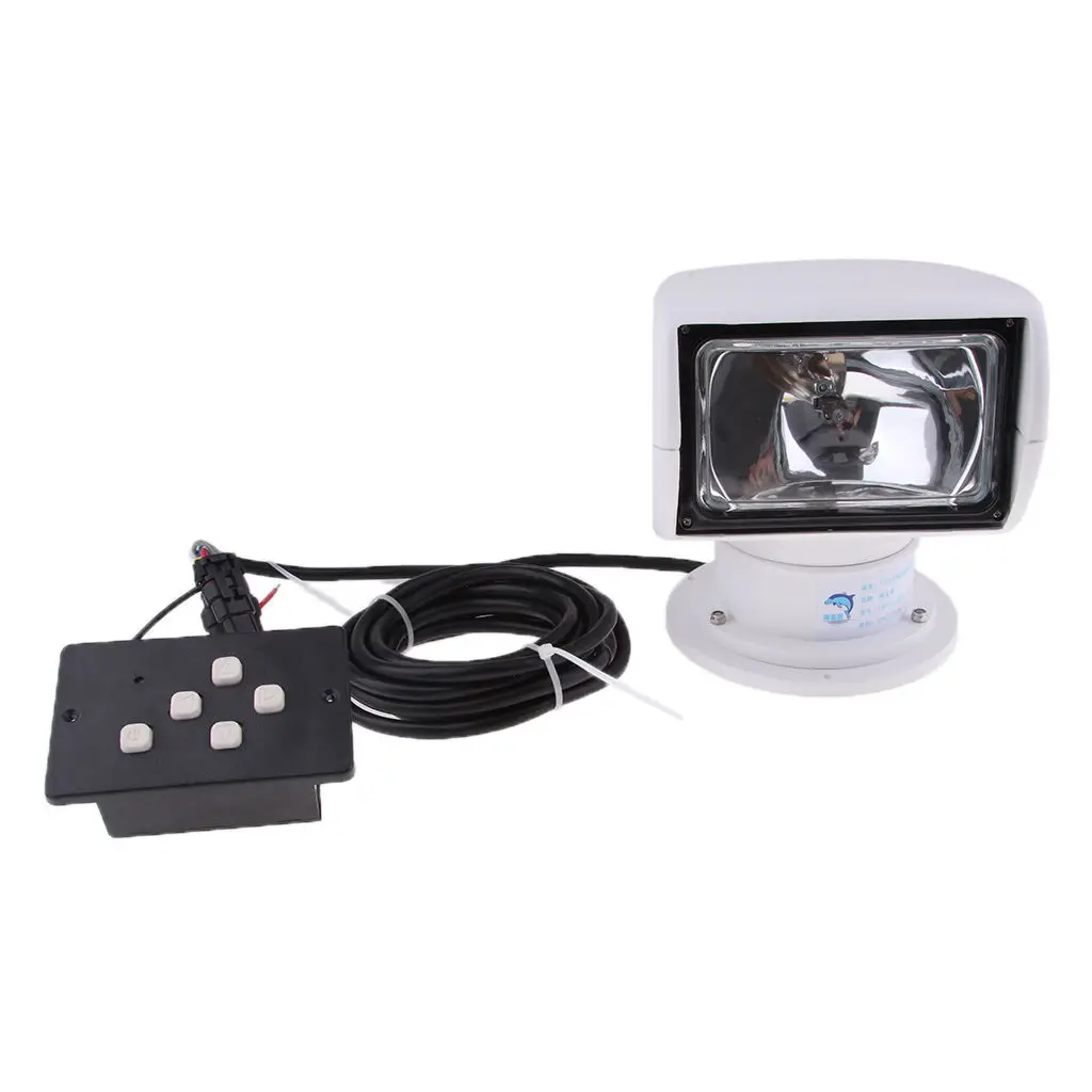 Marine Boat SUV RV White Remote Control Spotlight Searchlight 12V 100W Bulb
Marine Boat SUV RV White Remote Control Spotlight Searchlight 12V 100W Bulb