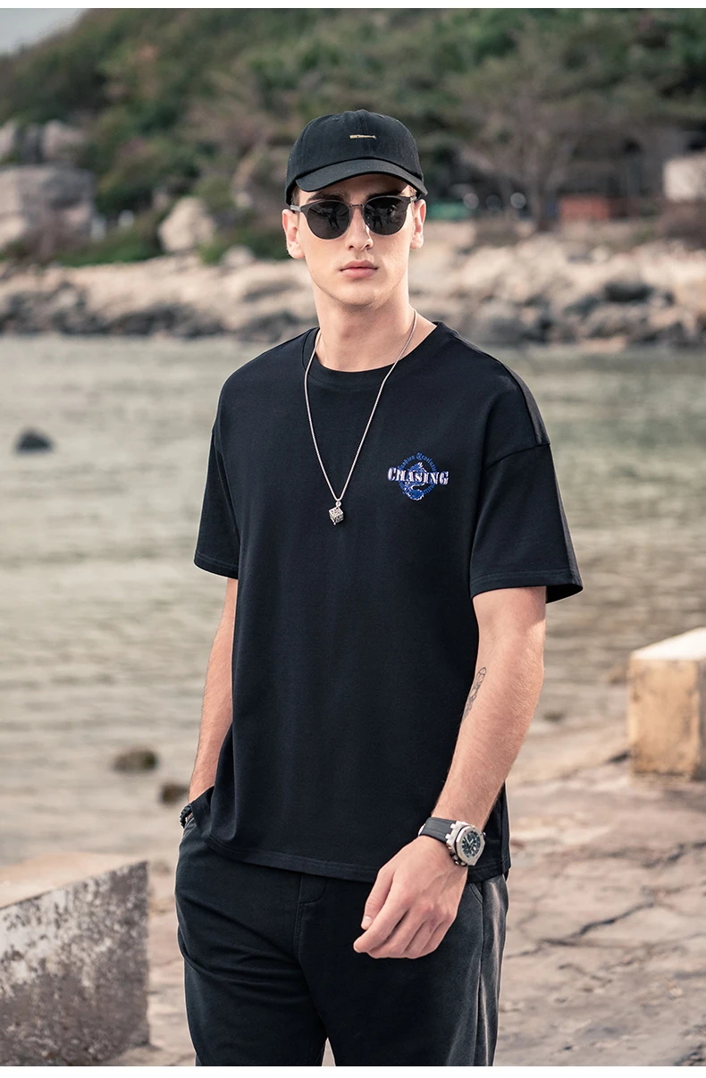 3752 Men's cotton T-shirt hip-hop trend Chinese dragon print short-sleeved T-shirt
3752 Men's cotton T-shirt hip-hop trend Chinese dragon print short-sleeved T-shirt