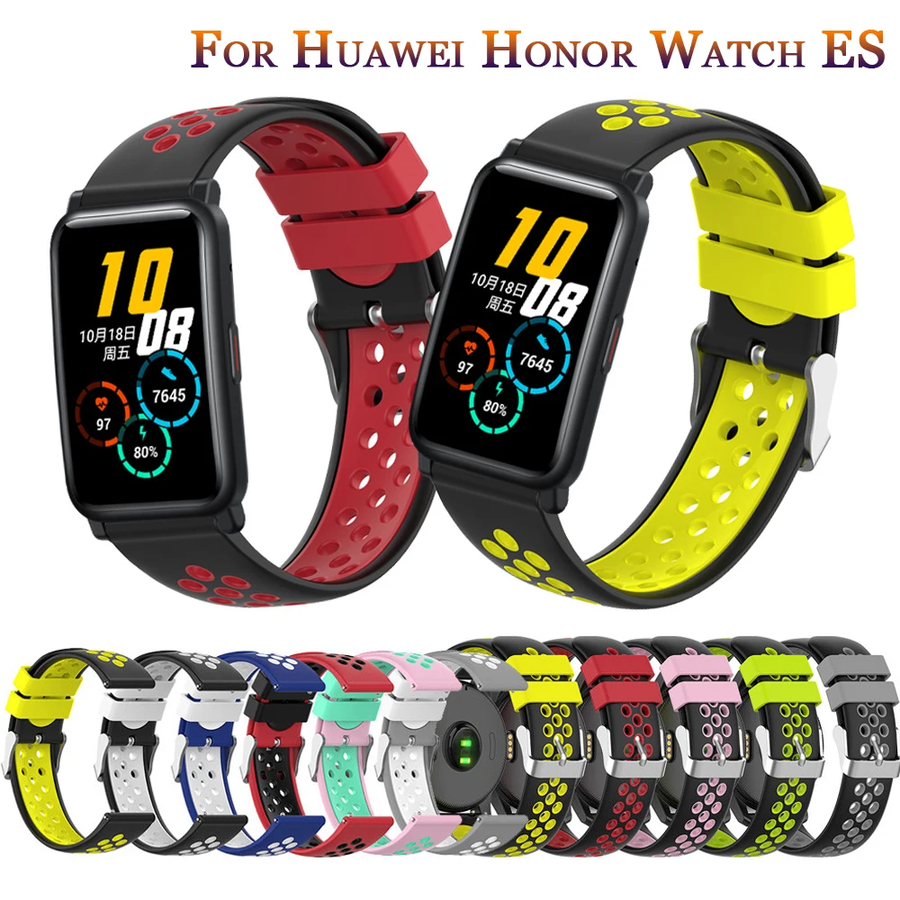 Soft Silicone Sport Replacement Breathable Band Strap For Huawei Honor Watch ES strap For Honor ES Smart watch bands accessories
Soft Silicone Sport Replacement Breathable Band Strap For Huawei Honor Watch ES strap For Honor ES Smart watch bands accessories