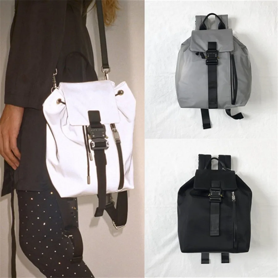 ALYX Backpack Men Women Metal Buckle Functional Tactical ALYX Shoulder Bag High Quality Hip Hop Reflective ALYX Bags
ALYX Backpack Men Women Metal Buckle Functional Tactical ALYX Shoulder Bag High Quality Hip Hop Reflective ALYX Bags