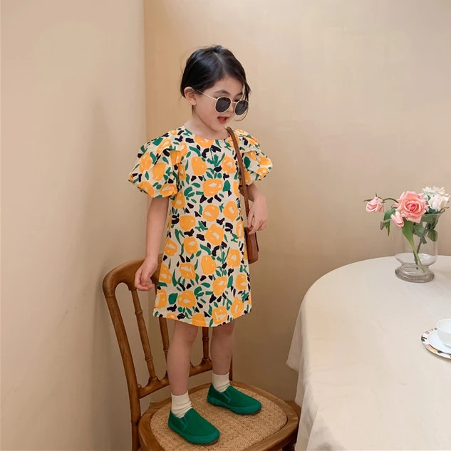 2021 Summer New Arrival Girls Fashion Floral Dress Kids Korean Design Dresses Girl Clothes
2021 Summer New Arrival Girls Fashion Floral Dress Kids Korean Design Dresses Girl Clothes