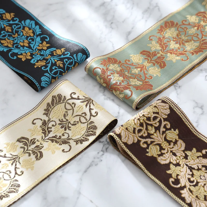 30mm 60mm Retro yarn-dyed Jacquard Webbing Bag Belt Ribbon DIY Home Textile Curtain Clothing Decor Sewing Accessories Passepoil
30mm 60mm Retro yarn-dyed Jacquard Webbing Bag Belt Ribbon DIY Home Textile Curtain Clothing Decor Sewing Accessories Passepoil