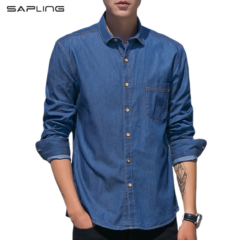 Dropshipping Long Sleeve Jean Shirt Men's Spring Autumn 100% Cotton Comfortable Soft Denim Shirts Male Slim Casual Cardigan Tops
Dropshipping Long Sleeve Jean Shirt Men's Spring Autumn 100% Cotton Comfortable Soft Denim Shirts Male Slim Casual Cardigan Tops