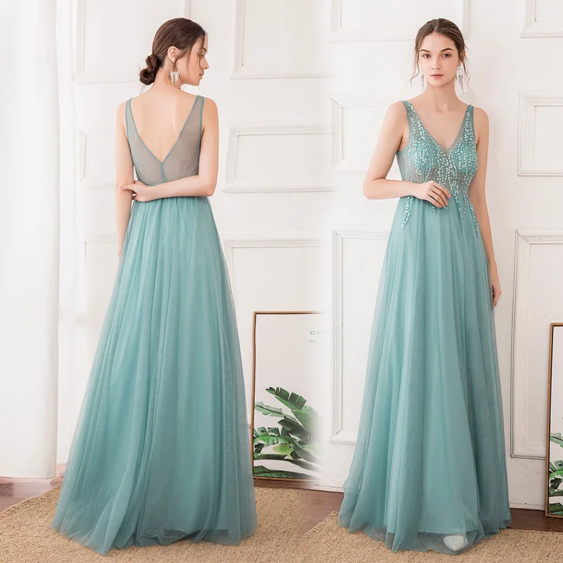 woman dresses for party and wedding Deep v-neck mesh gauze sexy elegant fairy gold bridesmaid dresses junior bridesmaid dresses
woman dresses for party and wedding Deep v-neck mesh gauze sexy elegant fairy gold bridesmaid dresses junior bridesmaid dresses