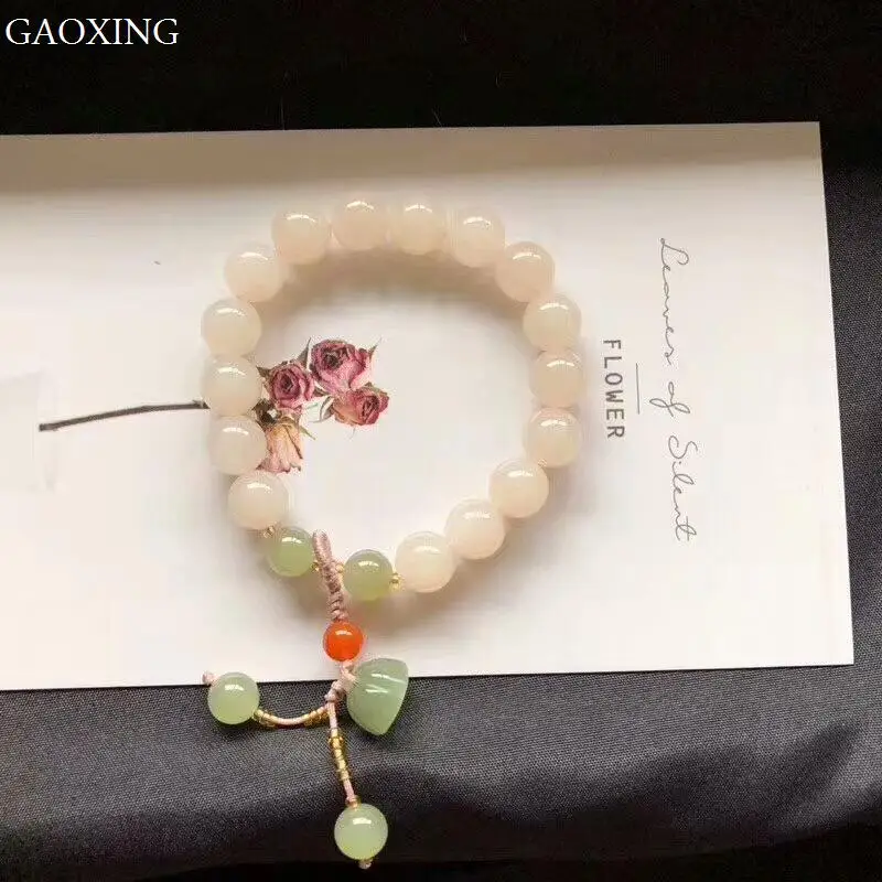 Natural Hetian Jade Pink Girl's Exquisite Bracelet Lotus Peng Ruyi Fashion Bracelet Jewelry High-end Gift
Natural Hetian Jade Pink Girl's Exquisite Bracelet Lotus Peng Ruyi Fashion Bracelet Jewelry High-end Gift