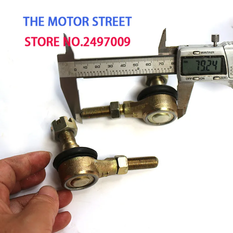 free shopping M12x10 Metal Motorcycle Tie Rod Ball Joint fit ATV Quad Turn joint ball rod Spare Parts
free shopping M12x10 Metal Motorcycle Tie Rod Ball Joint fit ATV Quad Turn joint ball rod Spare Parts