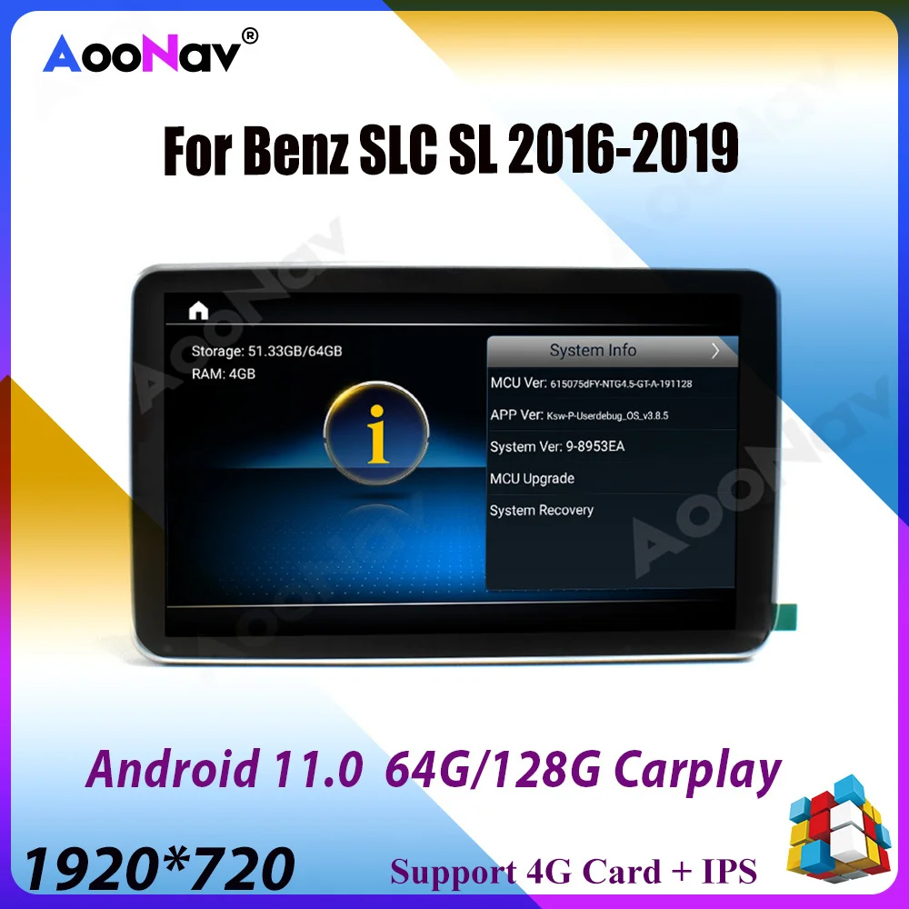 Мультимедийный плеер, автомобильный радиоприемник для Benz SLC SL 2016 2017 2018 2019 Android 11,0, автомобильный GPS-навигатор, 4G, Wi-Fi, Авторадио, стерео экран
Мультимедийный плеер, автомобильный радиоприемник для Benz SLC SL 2016 2017 2018 2019 Android 11,0, автомобильный GPS-навигатор, 4G, Wi-Fi, Авторадио, стерео экран