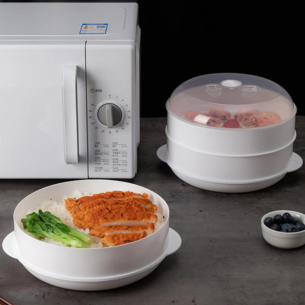 Practical Microwave Special Steamer Eco-Friendly PP Steamed Steaming Utensils With Lid Durable Kitchen Tool 1/2/3 Layer Round
Practical Microwave Special Steamer Eco-Friendly PP Steamed Steaming Utensils With Lid Durable Kitchen Tool 1/2/3 Layer Round
