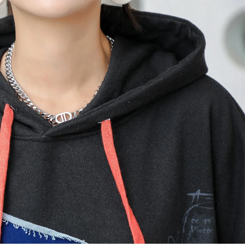 Max LuLu Autumn 2021 Korean Fashion Streetwear Women Hooded Loose Dress Ladies Printed Straight Vestidos Female Green Clothing
Max LuLu Autumn 2021 Korean Fashion Streetwear Women Hooded Loose Dress Ladies Printed Straight Vestidos Female Green Clothing