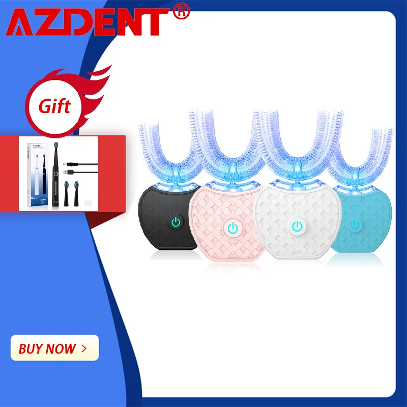Upgraded 360 Degree Sonic Automatic Electronic Toothbrush with 60ml Liquid Foaming Toothpaste Ultrasonic Silicone U-Shaped Head
Upgraded 360 Degree Sonic Automatic Electronic Toothbrush with 60ml Liquid Foaming Toothpaste Ultrasonic Silicone U-Shaped Head