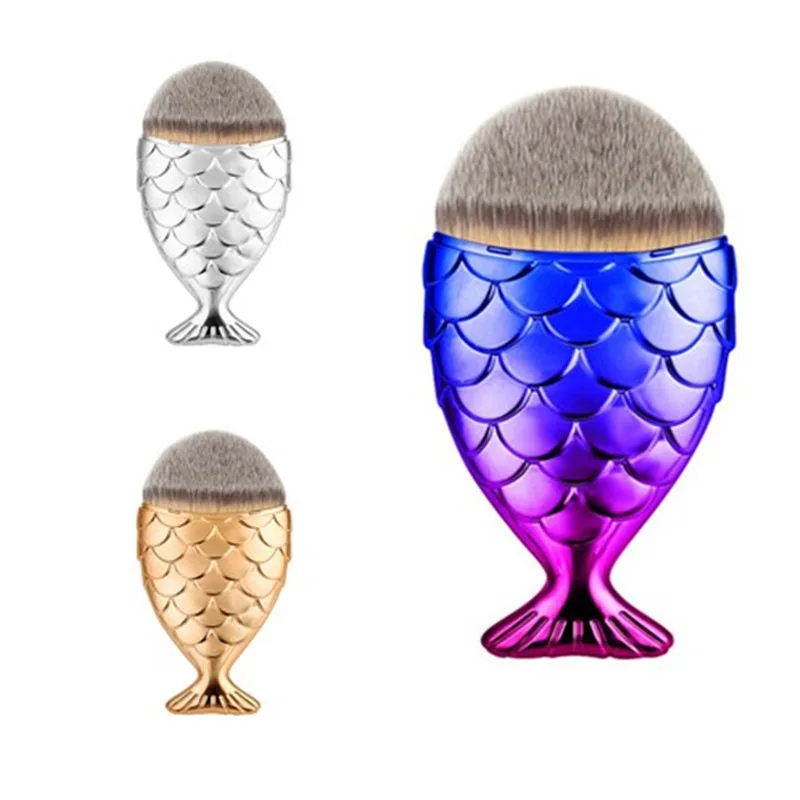 Fishtail makeup brush fish scale handle mermaid foundation brush set cosmetics brush makeup tools Blush brush highlighter brush
Fishtail makeup brush fish scale handle mermaid foundation brush set cosmetics brush makeup tools Blush brush highlighter brush