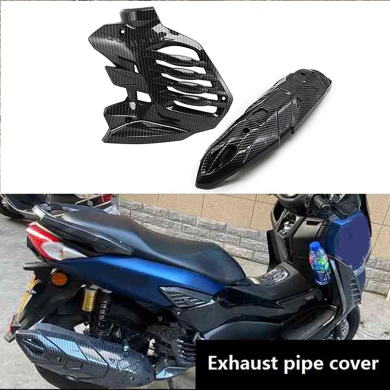 2PCS Carbon Fiber Plastic Exhaust Pipe Trim Cover & Radiator Grille for YAMAHA NMAX155 V2 2020 2021
2PCS Carbon Fiber Plastic Exhaust Pipe Trim Cover & Radiator Grille for YAMAHA NMAX155 V2 2020 2021
