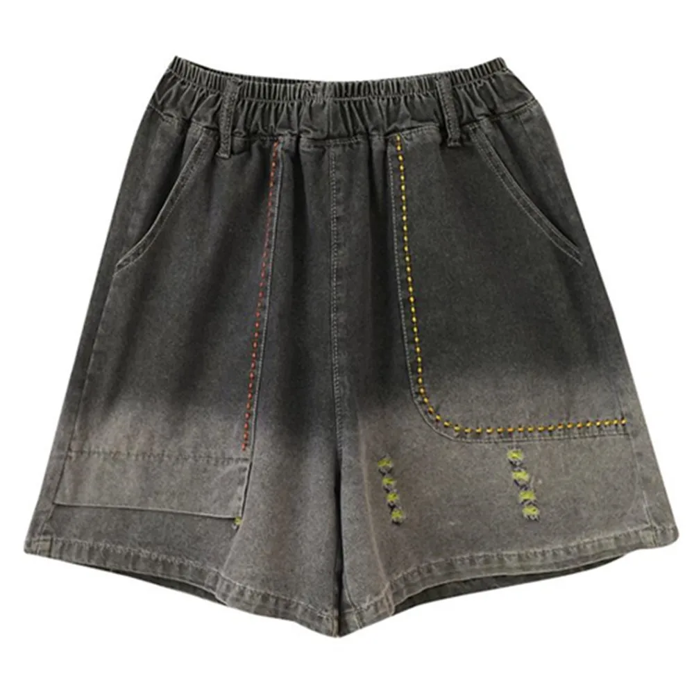Korean Summer Long Denim Shorts For Women High Waist Baggy Cargo Wide Leg Jeans Shorts Pants
Korean Summer Long Denim Shorts For Women High Waist Baggy Cargo Wide Leg Jeans Shorts Pants