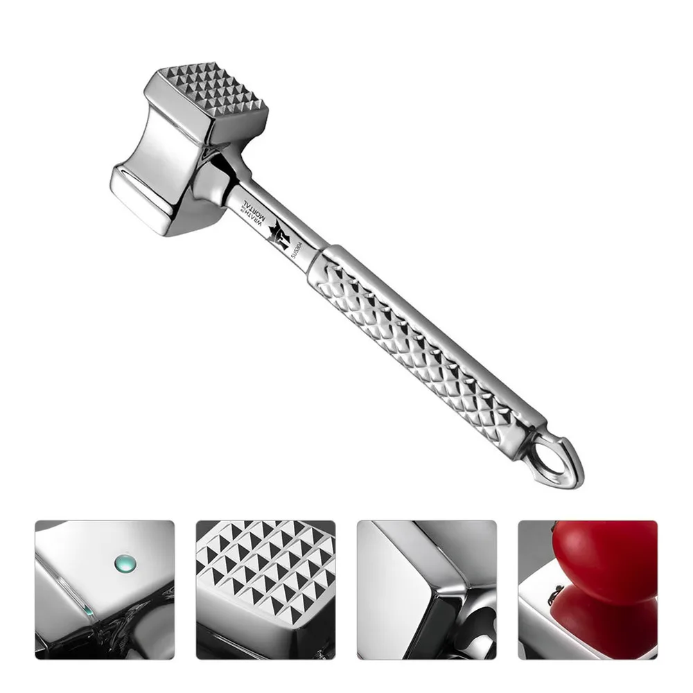 Stainless Steel Meat Hammer Dual-Sided Meat Hammer Steak Pounder Mallet
Stainless Steel Meat Hammer Dual-Sided Meat Hammer Steak Pounder Mallet