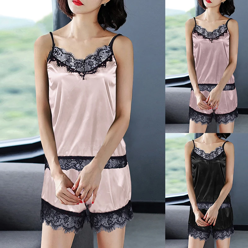 2021 Sexy Lingerie Women Silk Lace Casual Loose Solid Sleeveless Dress Babydoll Nightdress Nightgown Sleepwear Summer Clothes
2021 Sexy Lingerie Women Silk Lace Casual Loose Solid Sleeveless Dress Babydoll Nightdress Nightgown Sleepwear Summer Clothes