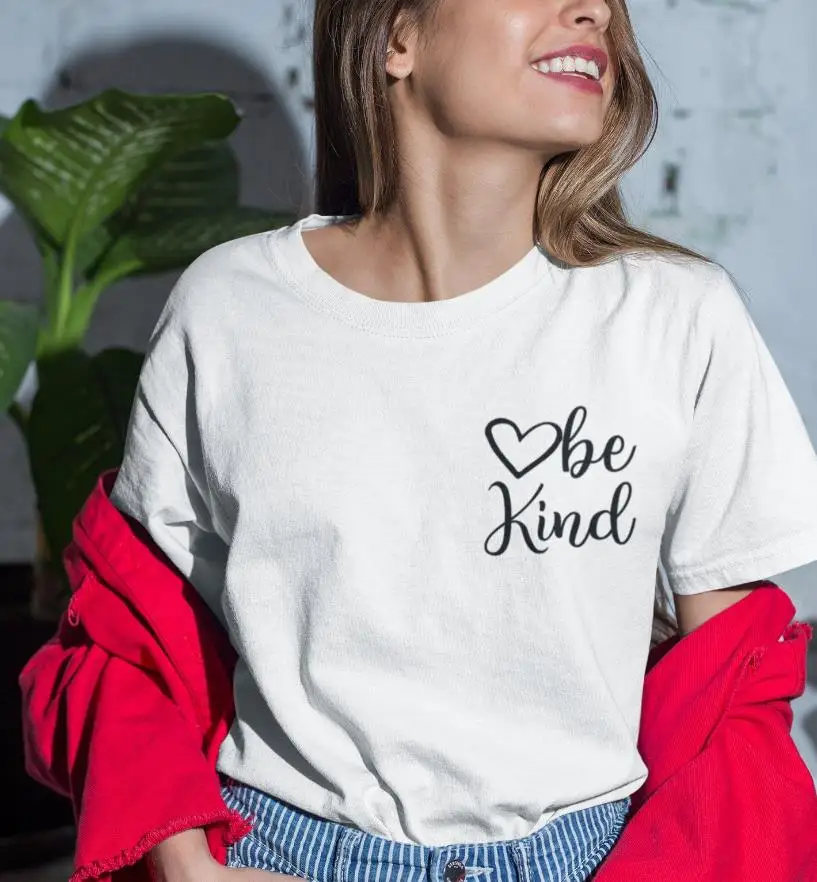 be kind Pocket Print Women tshirt Cotton Casual Funny t shirt Gift For Lady Yong Girl Top Tee 6 Color Drop Ship S-995
be kind Pocket Print Women tshirt Cotton Casual Funny t shirt Gift For Lady Yong Girl Top Tee 6 Color Drop Ship S-995