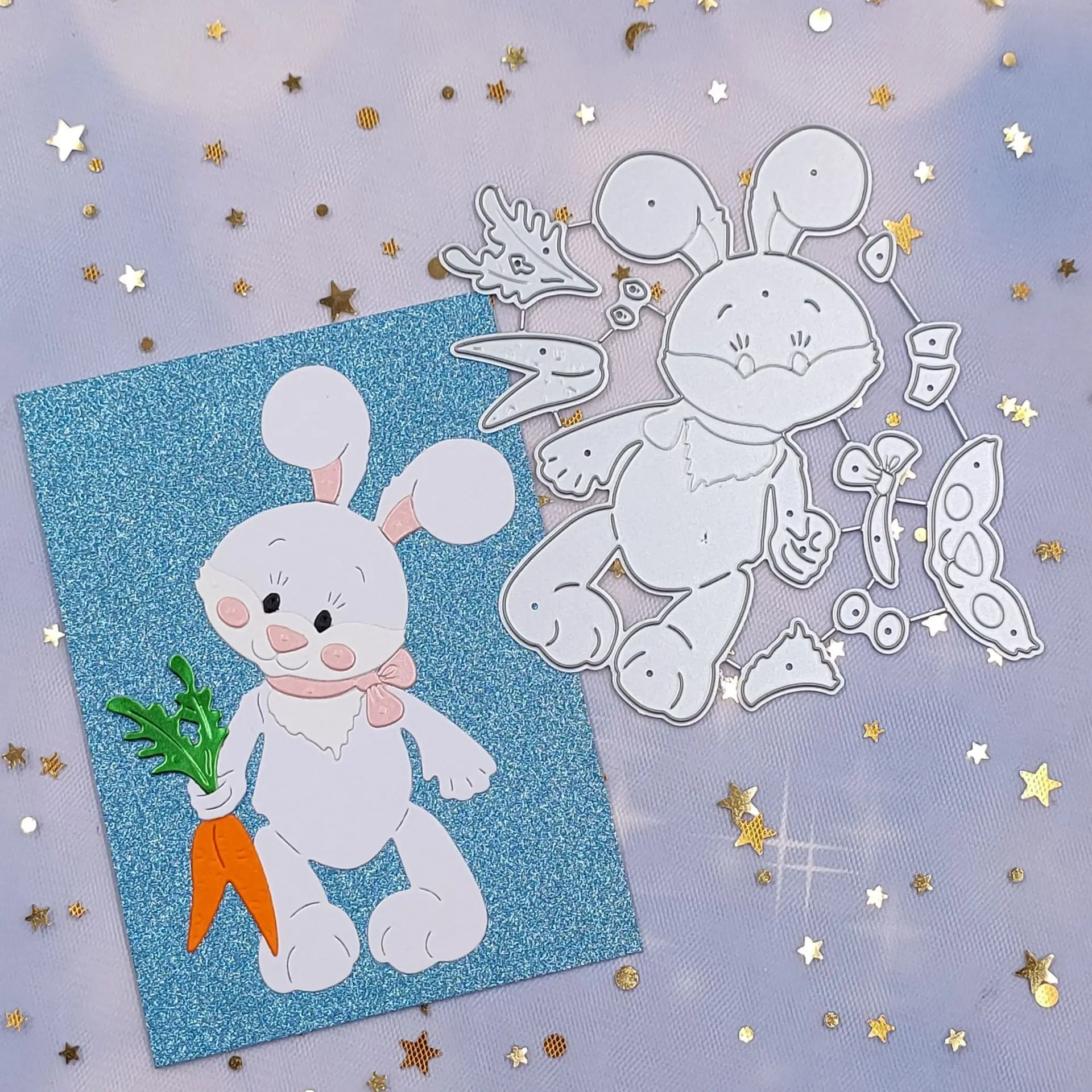 Stamps Dies Rabbit Holding Carrot Metal Cutting Dies for DIY Scrapbooking Album Paper Cards Decorative Crafts Embossing Die Cuts
Stamps Dies Rabbit Holding Carrot Metal Cutting Dies for DIY Scrapbooking Album Paper Cards Decorative Crafts Embossing Die Cuts