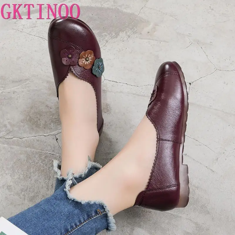 GKTINOO/модные однотонные туфли на плоской подошве с круглым носком и цветочным узором; Женская обувь ручной работы на плоской подошве из натур...
GKTINOO/модные однотонные туфли на плоской подошве с круглым носком и цветочным узором; Женская обувь ручной работы на плоской подошве из натур...