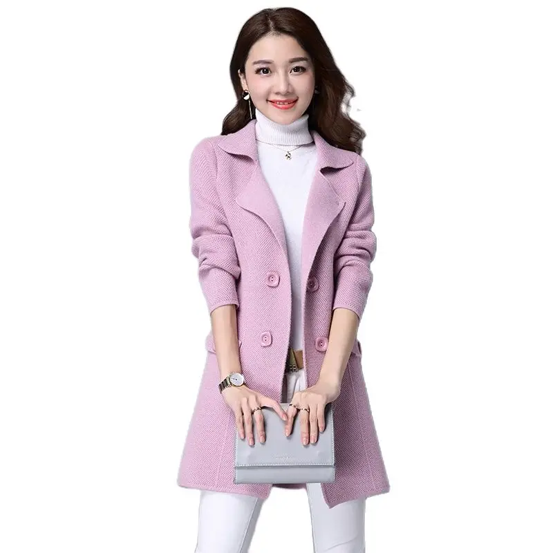 Spring Autumn 2021 Hot Sale Outwear Female Cardigans Design Knitt Women Sweater Cardigans Thicker Warm Long Sleeve Loose Coat
Spring Autumn 2021 Hot Sale Outwear Female Cardigans Design Knitt Women Sweater Cardigans Thicker Warm Long Sleeve Loose Coat