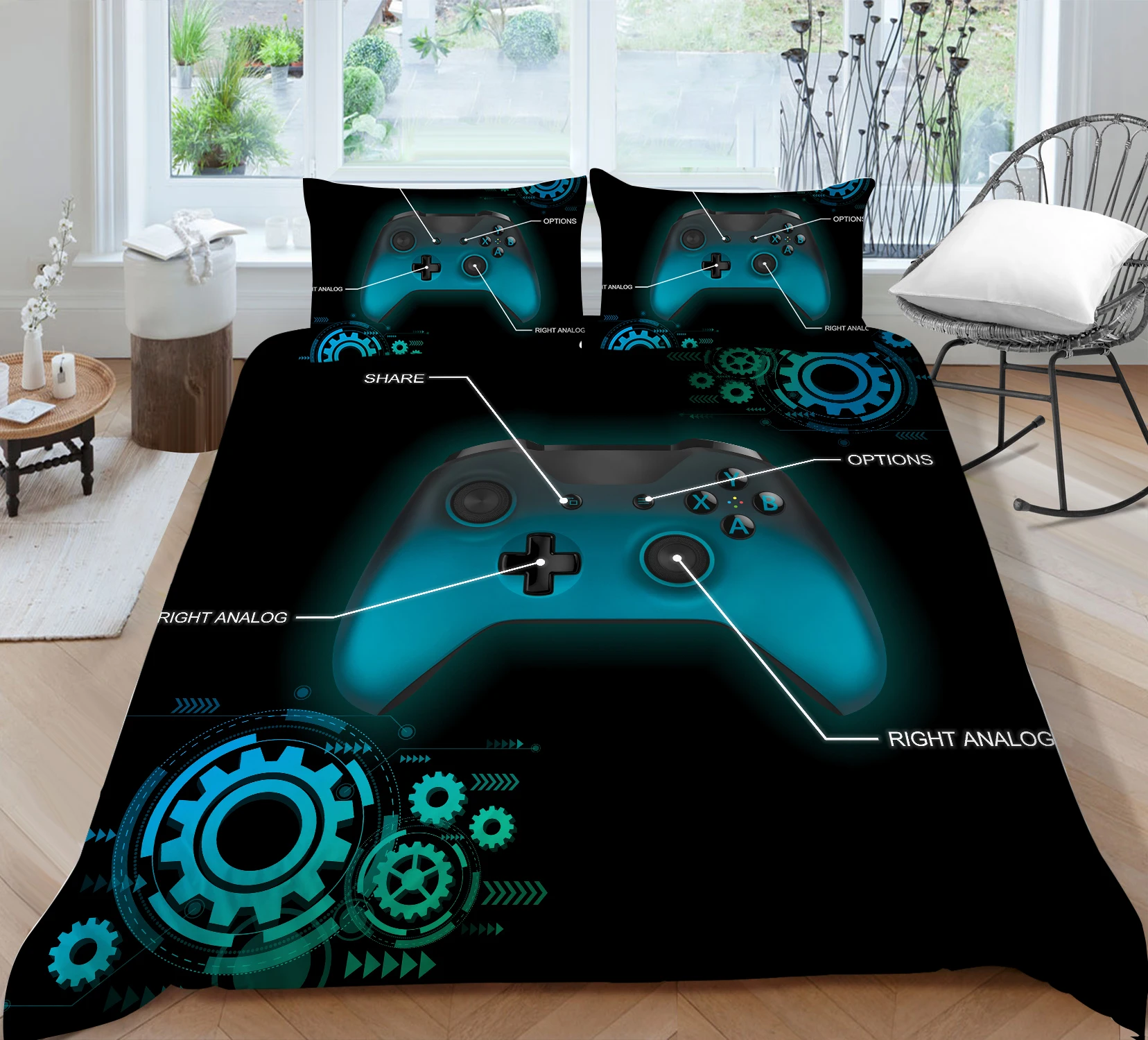 New Science and Technology Style Game Pad Printing Bedding set Bedclothes All sizes Bedroom Decor 2/3 pcs
New Science and Technology Style Game Pad Printing Bedding set Bedclothes All sizes Bedroom Decor 2/3 pcs
