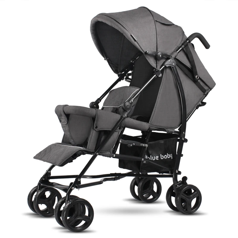 Bluebaby twins stroller easy portable folding double baby for big and small baby can sit and lie before after the second child
Bluebaby twins stroller easy portable folding double baby for big and small baby can sit and lie before after the second child