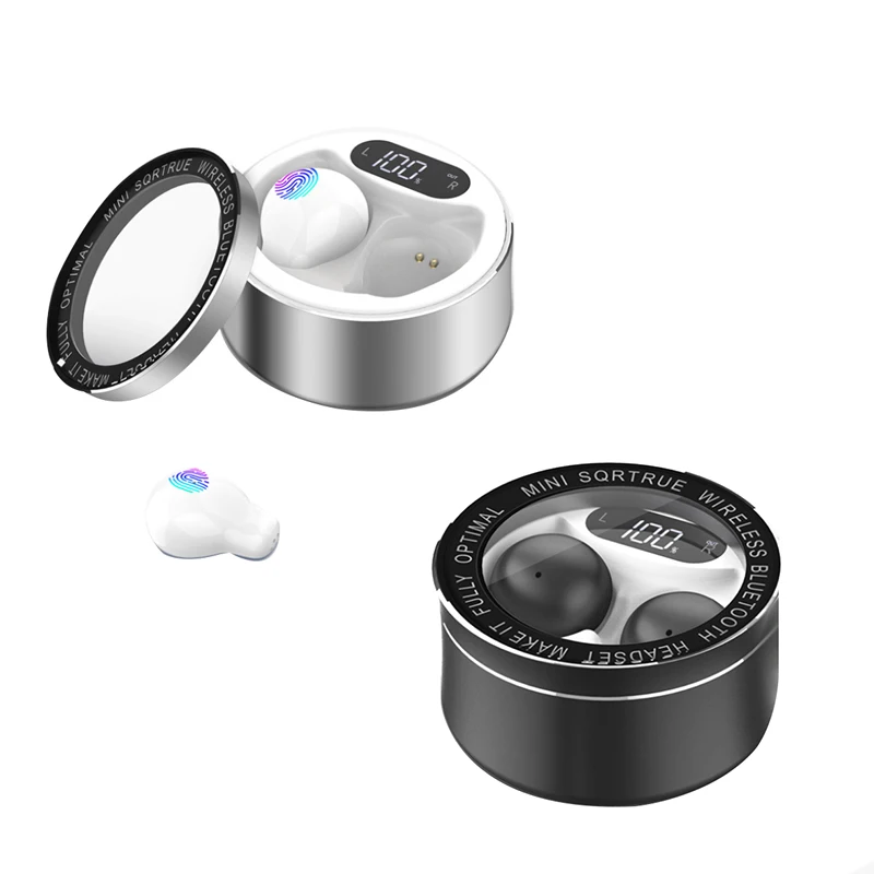 Ultra Mini Wireless Earphone Small Bluetooth Headset Press Control Earbud with LED Power Display
Ultra Mini Wireless Earphone Small Bluetooth Headset Press Control Earbud with LED Power Display