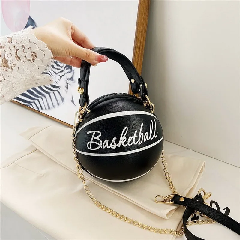 Basketball Shape Small Leather Chain Design Crossbody Bag For Women Fashion Shoulder Messenger Female Luxury Handbags And Purse
Basketball Shape Small Leather Chain Design Crossbody Bag For Women Fashion Shoulder Messenger Female Luxury Handbags And Purse