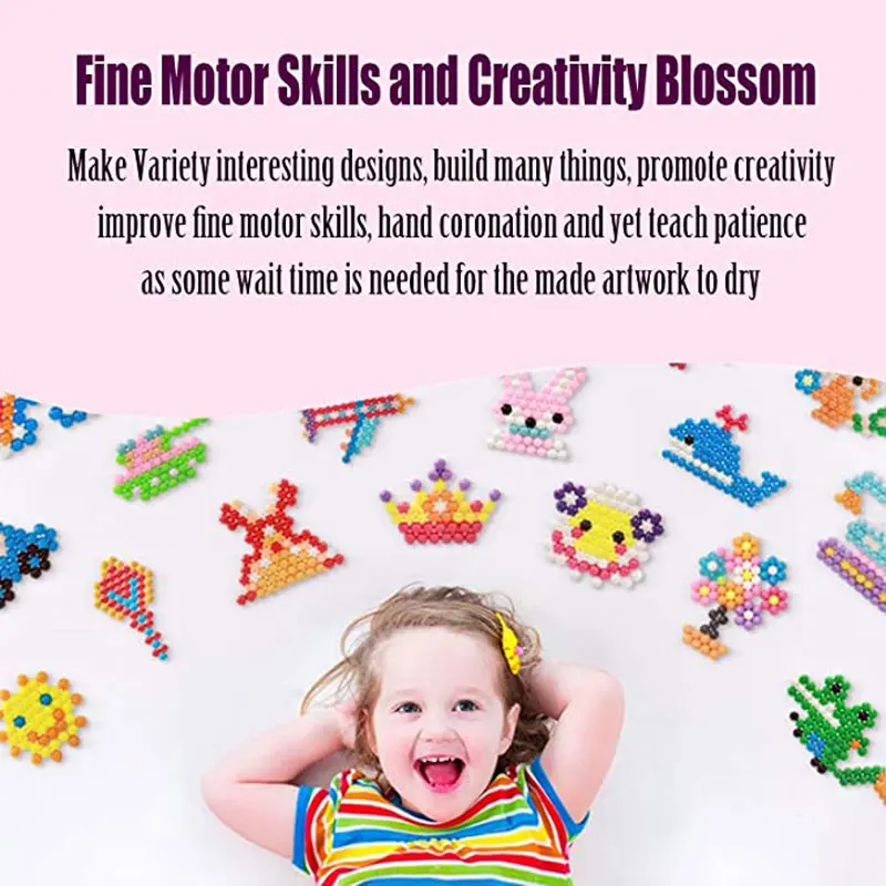 TUTULALA 500Pcs 36Colors 5mm AquaBeads Spray Magic beads Educational 3D beads Puzzles Accessories for Children Toys
TUTULALA 500Pcs 36Colors 5mm AquaBeads Spray Magic beads Educational 3D beads Puzzles Accessories for Children Toys