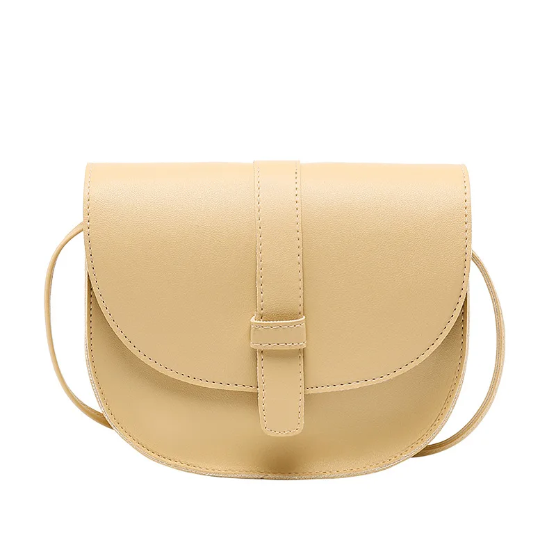 New Solid Color Stitching Buckle Women's Handbag Fashion All-match Simple Messenger Bag 2021 Party Luxury Designer Shoulder Bag
New Solid Color Stitching Buckle Women's Handbag Fashion All-match Simple Messenger Bag 2021 Party Luxury Designer Shoulder Bag