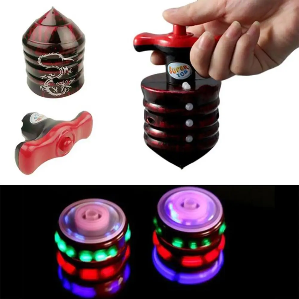 Wholesale LED Flashing Spinning Top Music Gyroscope Gyro Peg Toy Kid Gift Party Supplies Children Boy Interactive Toy with Light
Wholesale LED Flashing Spinning Top Music Gyroscope Gyro Peg Toy Kid Gift Party Supplies Children Boy Interactive Toy with Light