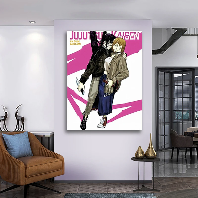 HD Prints Modular Anime Jujutsu Kaisen Poster Kugisaki Nobara and Zenin Maki Canvas Painting Home Decor Wall Art Pictures Framed
HD Prints Modular Anime Jujutsu Kaisen Poster Kugisaki Nobara and Zenin Maki Canvas Painting Home Decor Wall Art Pictures Framed