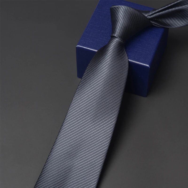 Галстук мужской деловой Модный формальный однотонный шейный платок 6 см и 8