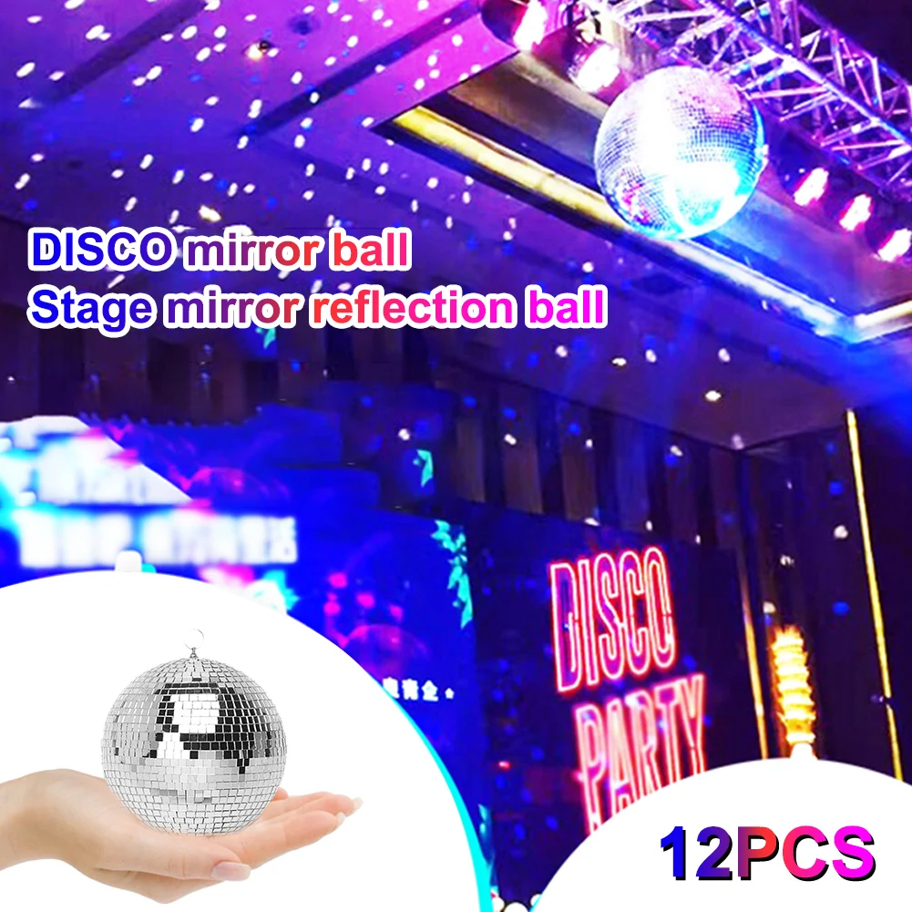 12 Pieces Mirror Disco Ball Diameter 3cm Silver Hanging Party Disco Ball for Party or Home Decorations Stage Props Reflective
12 Pieces Mirror Disco Ball Diameter 3cm Silver Hanging Party Disco Ball for Party or Home Decorations Stage Props Reflective