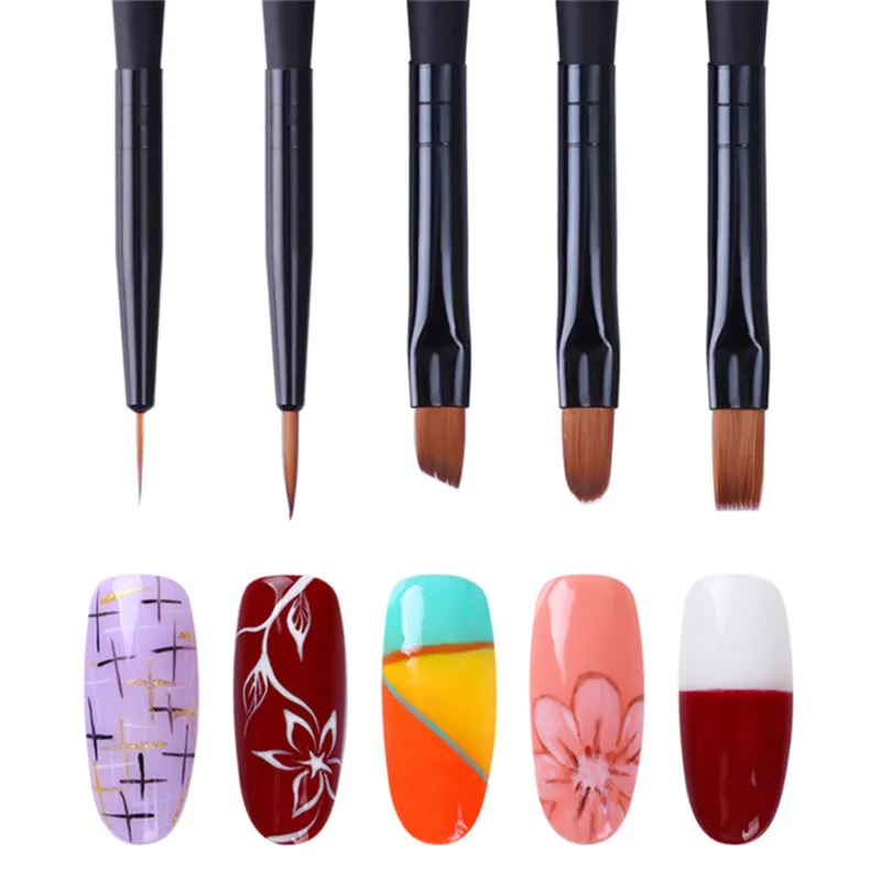 5 Size Nail Art Brush Flat Acrylic Drawing Pen UV Gel Polish Painting Extension Builder Coating Tools Set Manicure
5 Size Nail Art Brush Flat Acrylic Drawing Pen UV Gel Polish Painting Extension Builder Coating Tools Set Manicure