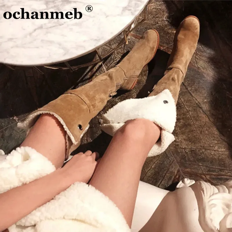 Новинка, модные женские сапоги ochanmeb выше колена из искусственной замши, обувь 43, женские теплые зимние сапоги на флисе с ремешком с пряжкой, ...
Новинка, модные женские сапоги ochanmeb выше колена из искусственной замши, обувь 43, женские теплые зимние сапоги на флисе с ремешком с пряжкой, ...