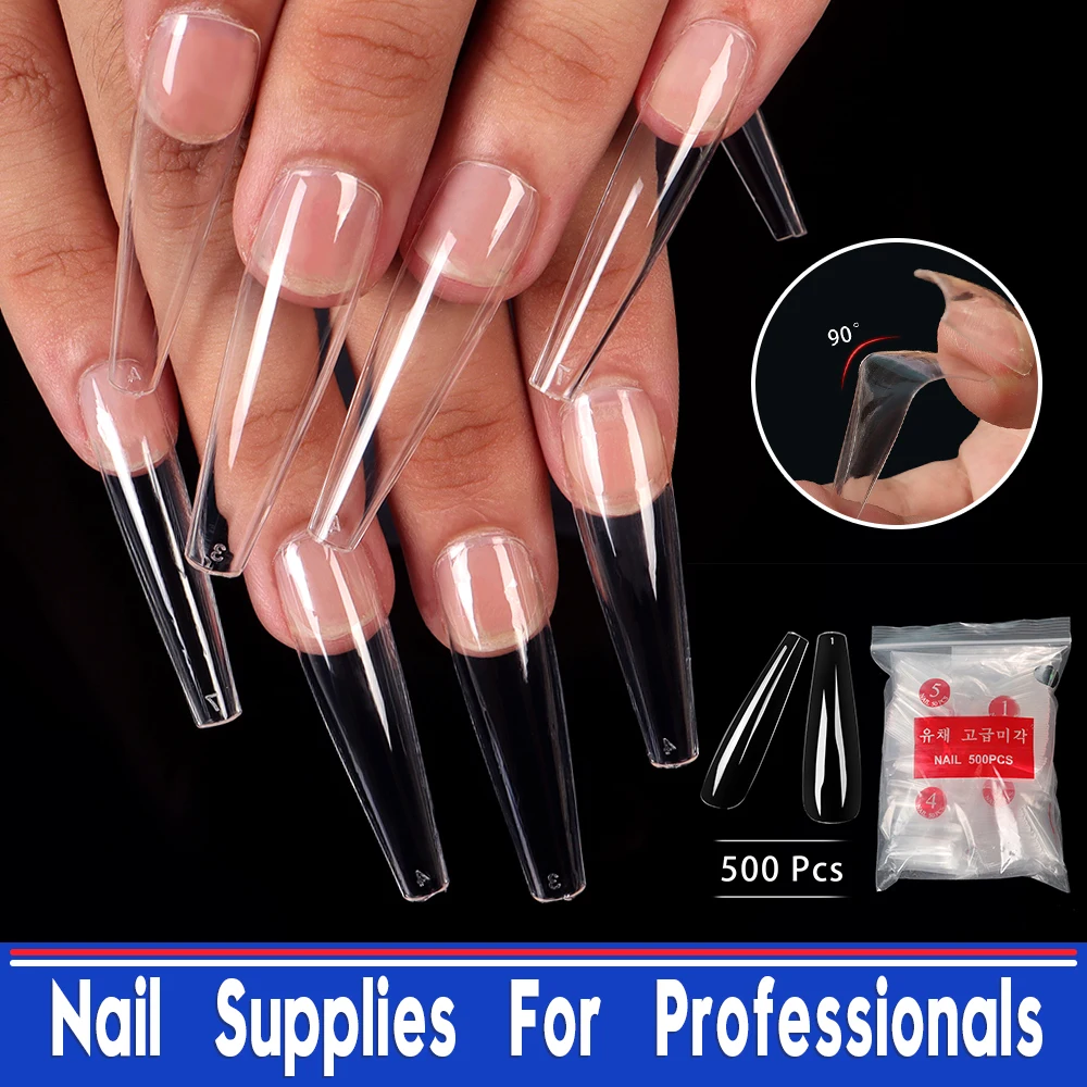 Fake Nail Art Press Color For Nails Supplies For Professionals Decoration Accessories Stickers Long Nail Tips 500pcs Full French
Fake Nail Art Press Color For Nails Supplies For Professionals Decoration Accessories Stickers Long Nail Tips 500pcs Full French