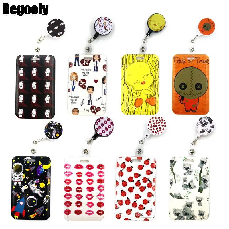 Cute Credit Card Cover Lanyards Bags Retractable Badge Reel Student Nurse Exhibition Enfermera Name Cards ID Cards Holders
Cute Credit Card Cover Lanyards Bags Retractable Badge Reel Student Nurse Exhibition Enfermera Name Cards ID Cards Holders