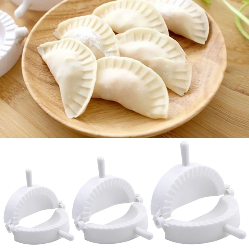3pcs Set 6.5cm 7.5cm 9.5cm Plastic Dumpling Mould Pastry Maker Dough Press Molds DIY Cooking Chinese Food Jiaozi Tool
3pcs Set 6.5cm 7.5cm 9.5cm Plastic Dumpling Mould Pastry Maker Dough Press Molds DIY Cooking Chinese Food Jiaozi Tool