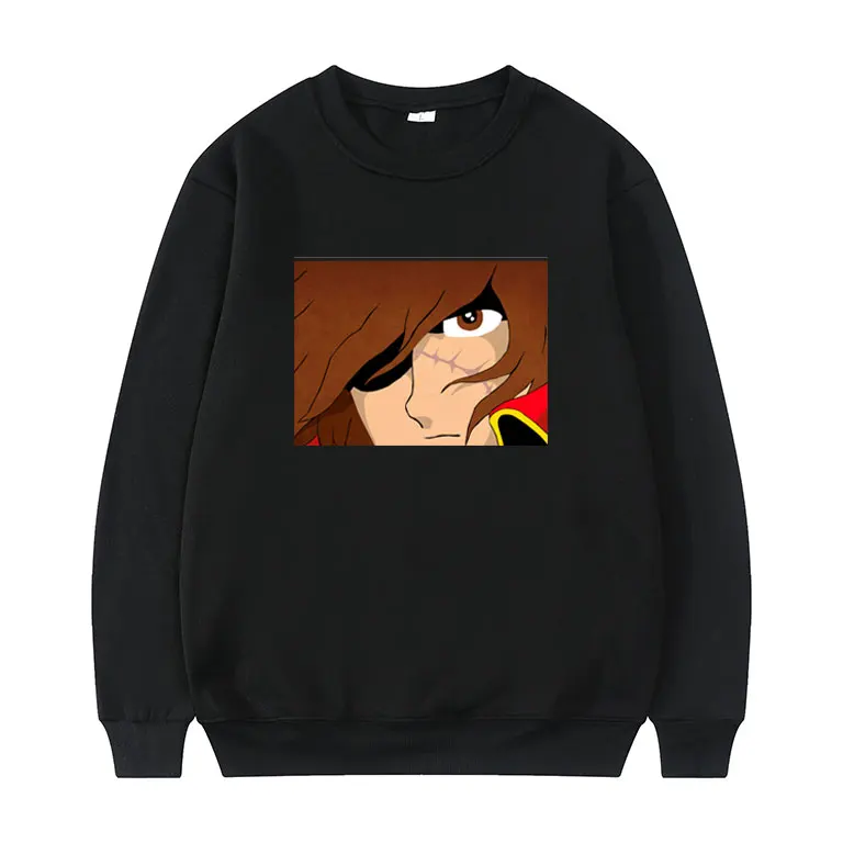 Space Pirate Captain Harlock Graphics Print Sweatshirt Unisex Loose Tops Men Funny Pullover Women Oversized Harajuku Sweatshirts
Space Pirate Captain Harlock Graphics Print Sweatshirt Unisex Loose Tops Men Funny Pullover Women Oversized Harajuku Sweatshirts