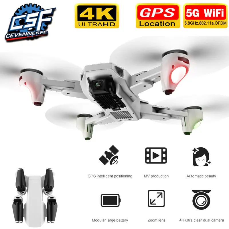 

2021 NEW S103 Pro Drone With 4K Camera RC Quadcopter Drones GPS 5G WIFI FPV 4K HD Foldable Dron Helicopter Toy VS F3 S167 SG906