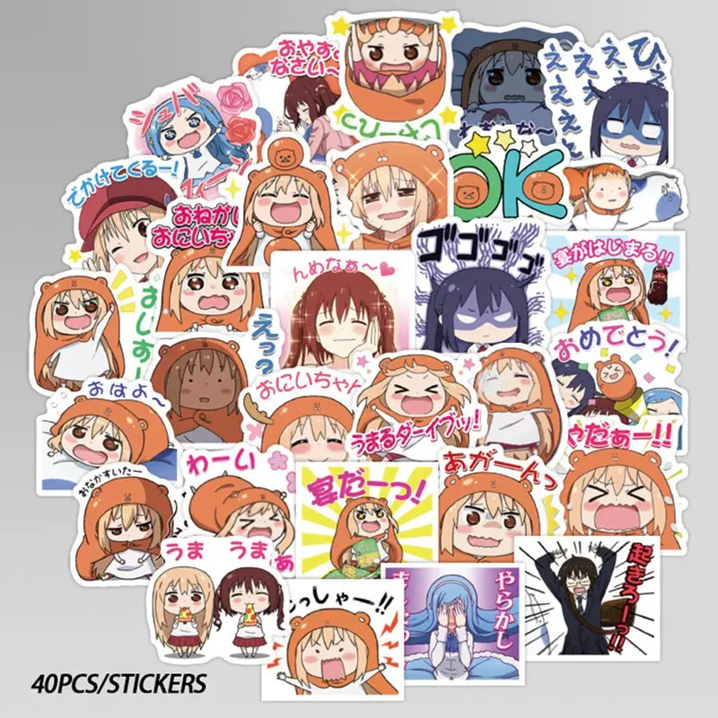 40Pcs Kawaii Anime Himouto Umaru-chan Cartoon Lovely Stickers Toys Luggage For Motor Car Suitcase Fashion Laptop Decals Stickers
40Pcs Kawaii Anime Himouto Umaru-chan Cartoon Lovely Stickers Toys Luggage For Motor Car Suitcase Fashion Laptop Decals Stickers