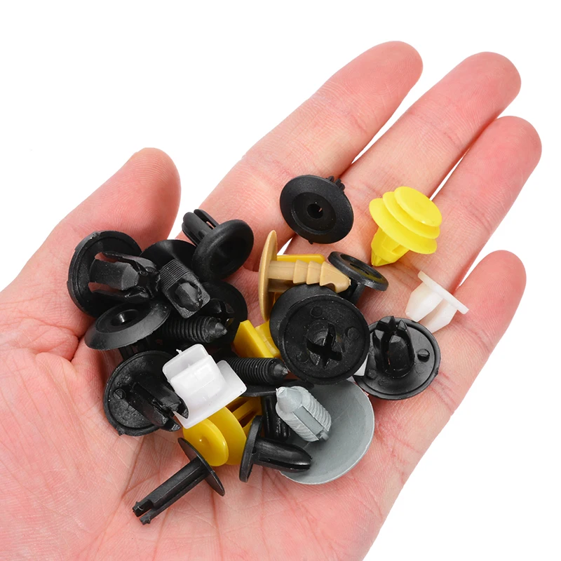 100x Plastic Mixed Car Door Clip Trim Car Body Plastic Push Pin Rivet Fasteners Trim Moulding Clips Set
100x Plastic Mixed Car Door Clip Trim Car Body Plastic Push Pin Rivet Fasteners Trim Moulding Clips Set