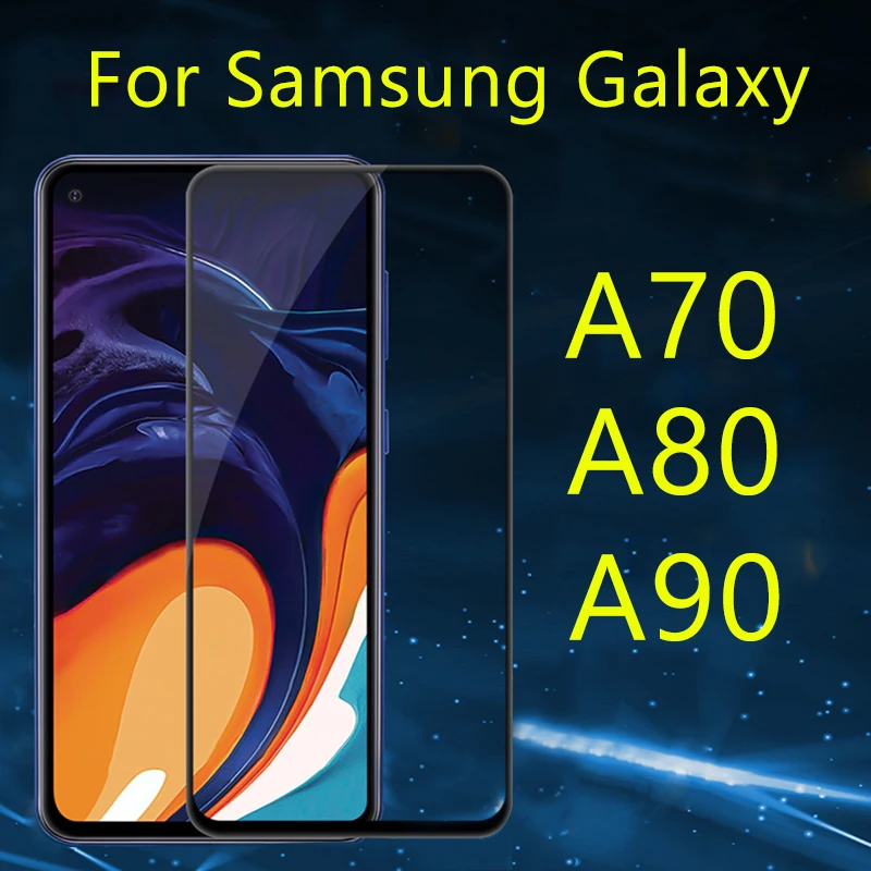 Защитное стекло для samsung Galaxy A70 A80 A90 Защитная пленка экрана A 70 80 90 70a 80a 90a armor sheet cam