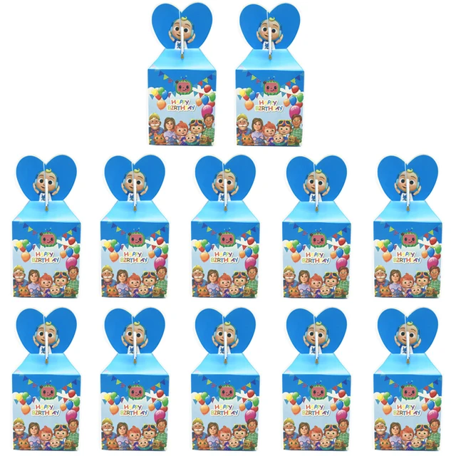 30pcs/60pcs Cocomelon Theme Candy Box Happy Birthday Party Paperboard Surprise Gifts Boxes Baby Shower Decorations Events Supply
30pcs/60pcs Cocomelon Theme Candy Box Happy Birthday Party Paperboard Surprise Gifts Boxes Baby Shower Decorations Events Supply