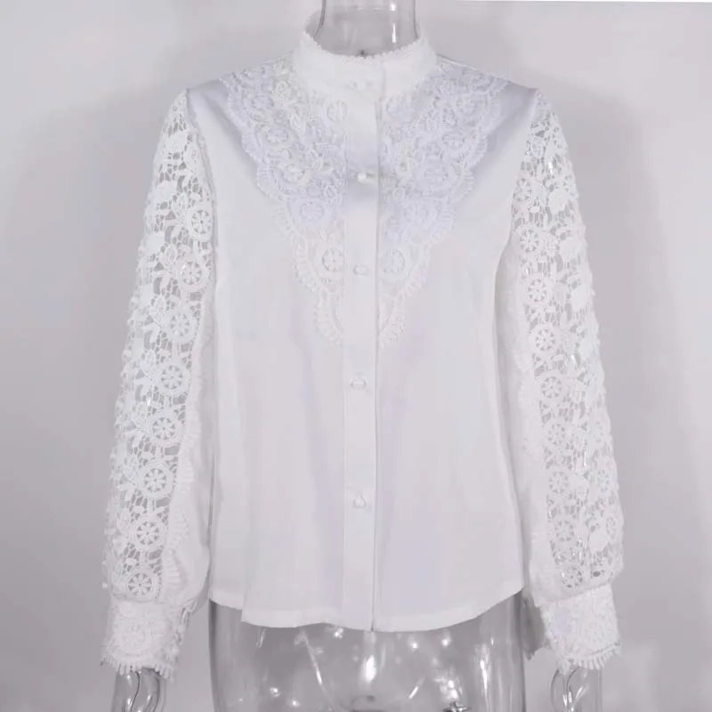 2021 Summer Lace Shirt Blouse Women Long Sleeve Button Up Shirt Women Spring Lace Top White Shirt Ladies
2021 Summer Lace Shirt Blouse Women Long Sleeve Button Up Shirt Women Spring Lace Top White Shirt Ladies